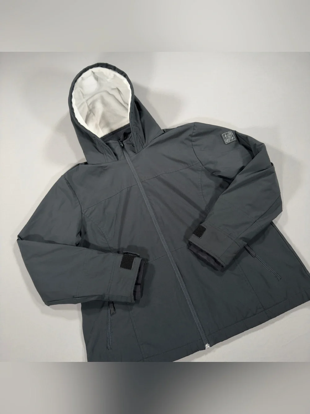 Hollister California Women's Hooded All-Weather Jacket Black Size XXL